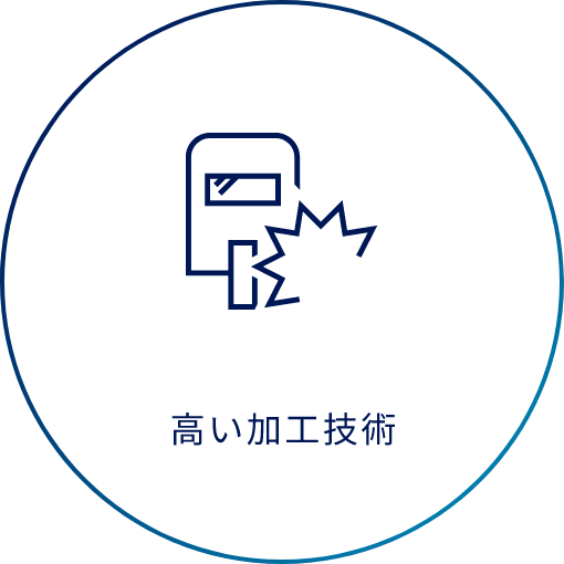 高い加工技術